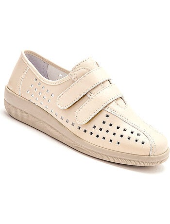 Derbies scratchées à semelle amovible - PEDICONFORT