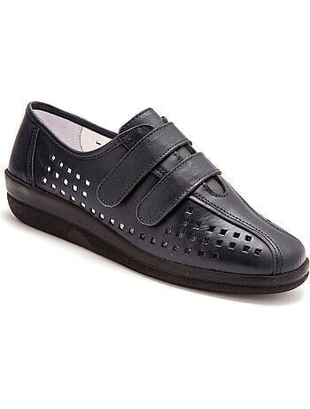 Derbies scratchées à semelle amovible - PEDICONFORT