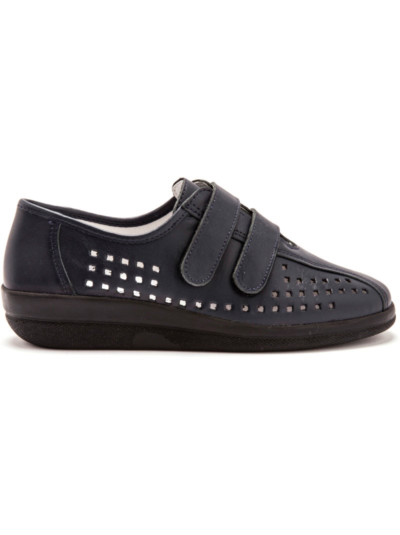 Derbies scratchées à semelle amovible - PEDICONFORT Bleu marine - Kiabi