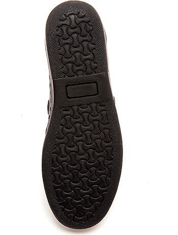 Derbies scratchées à semelle amovible