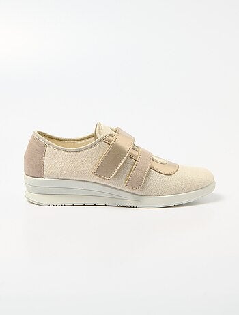 Derbies scratchées textile largeur confort - Afibel