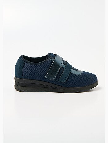 Derbies scratchées textile largeur confort - Afibel