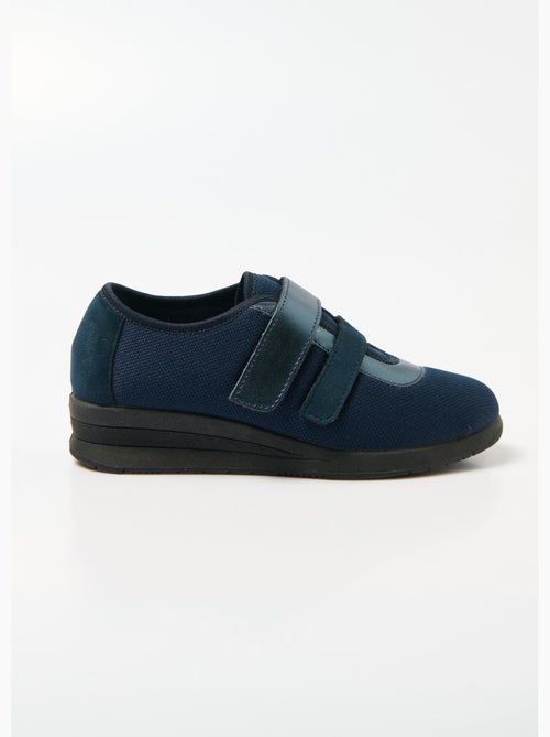 Derbies scratchées textile largeur confort - Afibel - Kiabi