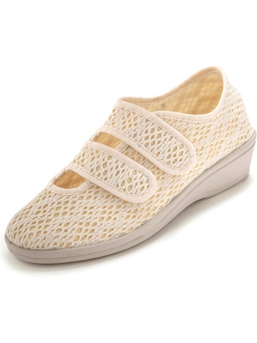 Derbies souples toile et éponge - PEDICONFORT - Kiabi