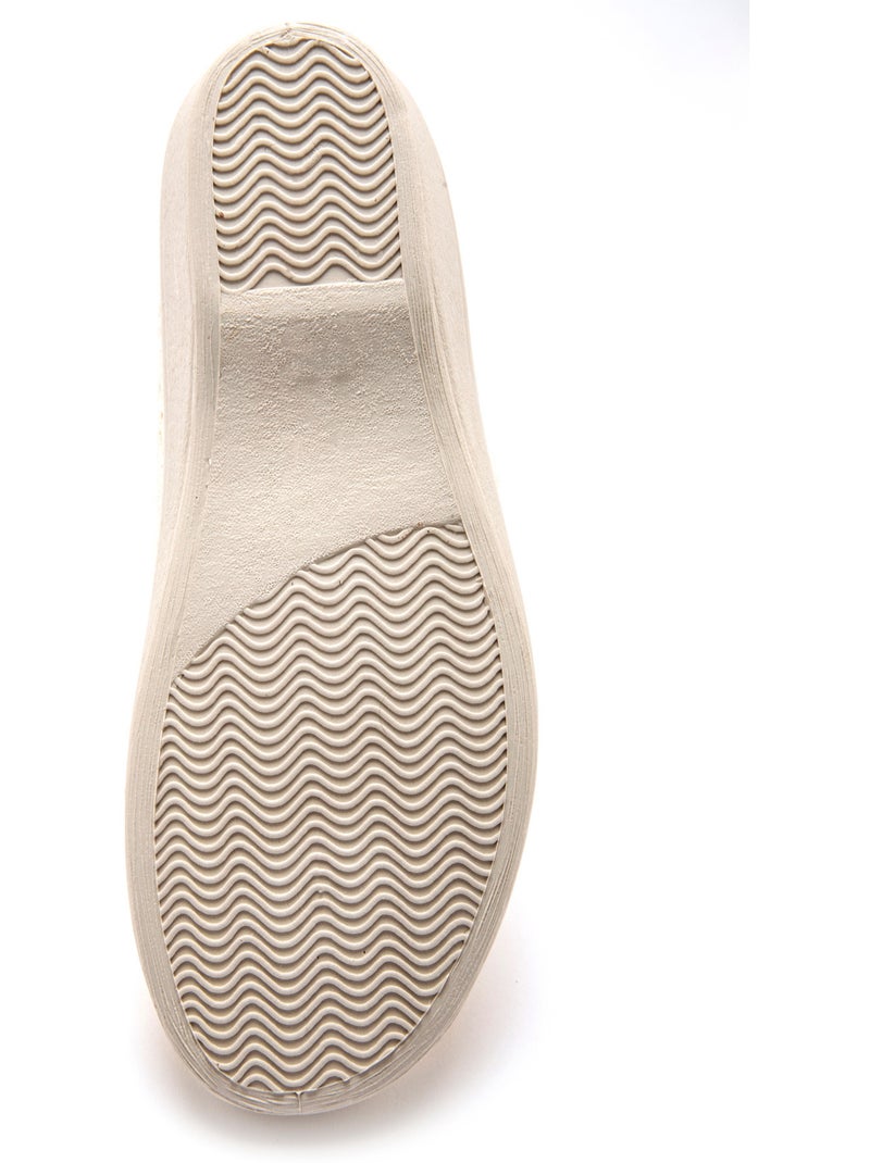 Derbies souples toile et éponge - PEDICONFORT Beige/Blanc - Kiabi