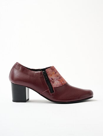 Derbies trotteurs zippés largeur confort - Afibel