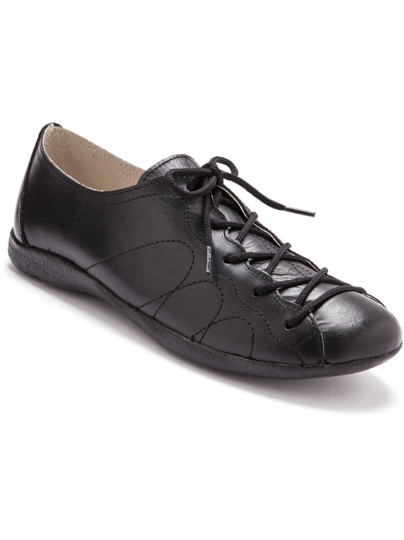 Derbies ultra larges pieds sensibles - PEDICONFORT Noir Noir - Kiabi