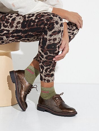 Derbies vernis tendance à lacets - afibel