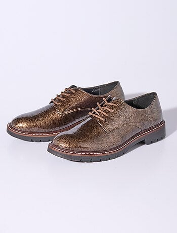 Derbies vernis tendance à lacets - afibel