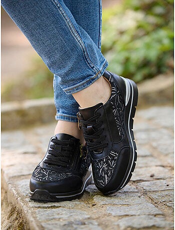 Derbies zip et lacets semelle amovible - PEDICONFORT