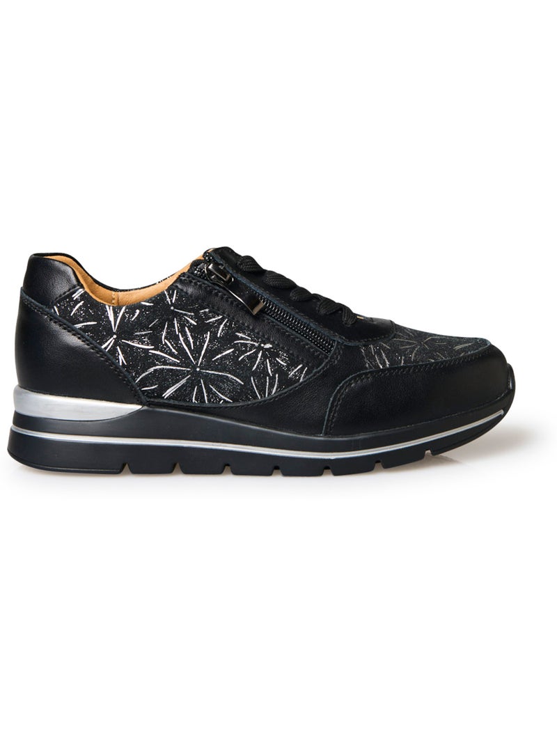 Derbies zip et lacets semelle amovible - PEDICONFORT Noir Noir - Kiabi