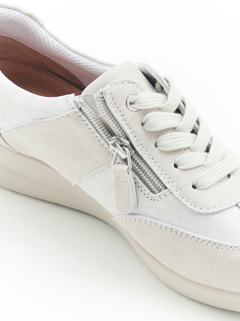Derbies zippées Amortyl - Damart Argenté - Kiabi