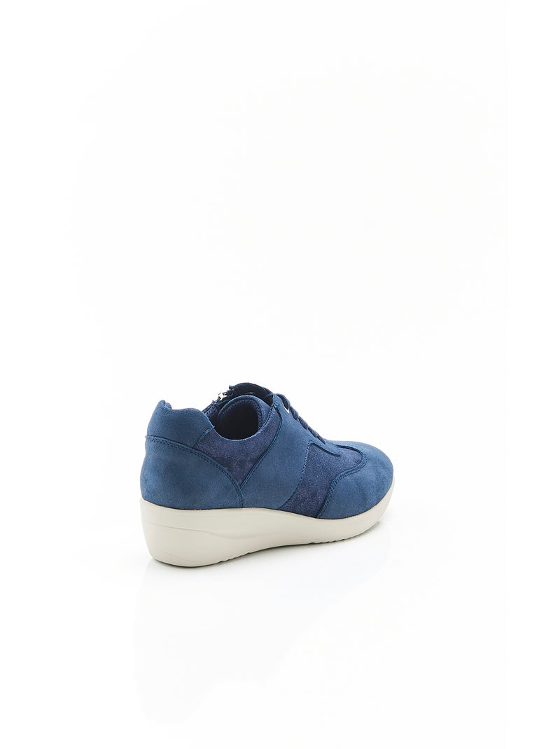 Derbies zippées Amortyl - Damart Bleu - Kiabi