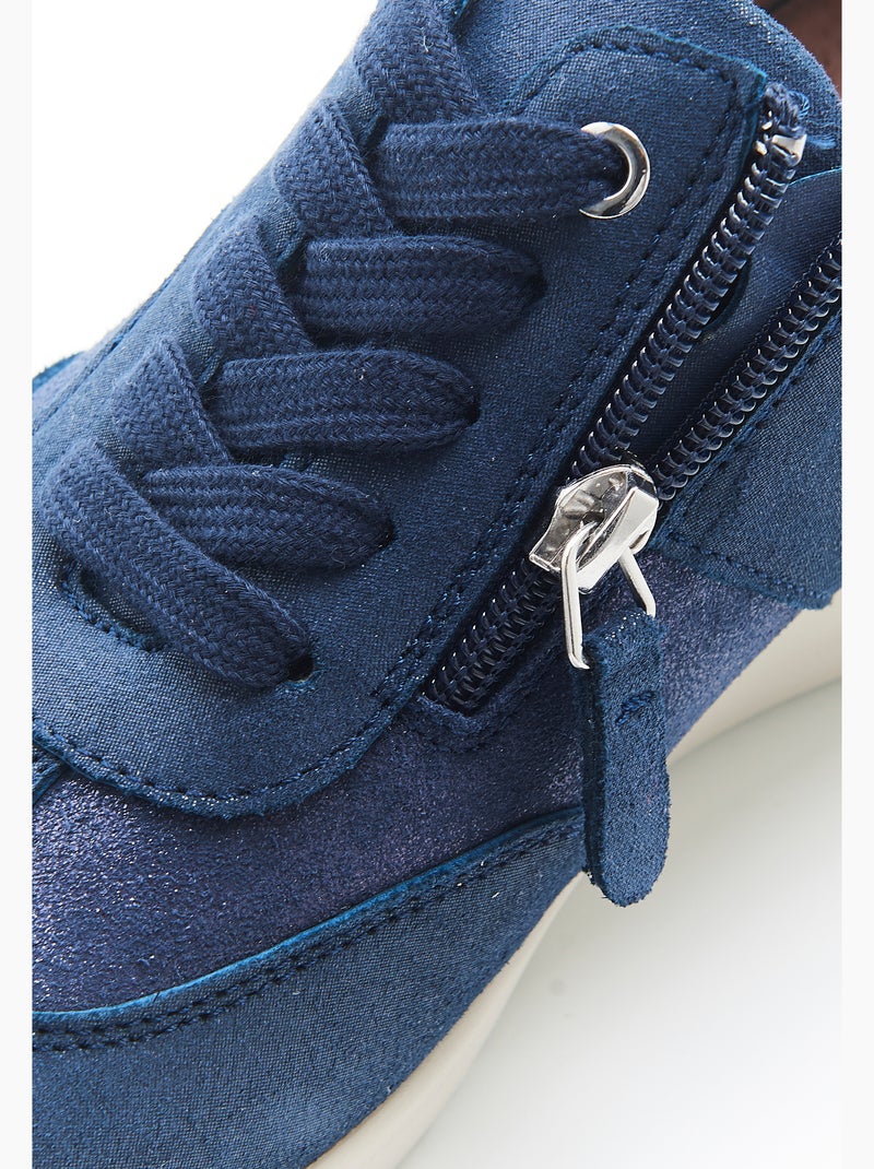 Derbies zippées Amortyl - Damart Bleu - Kiabi