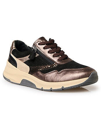 Derbies zippés talon 4 cm - PEDICONFORT