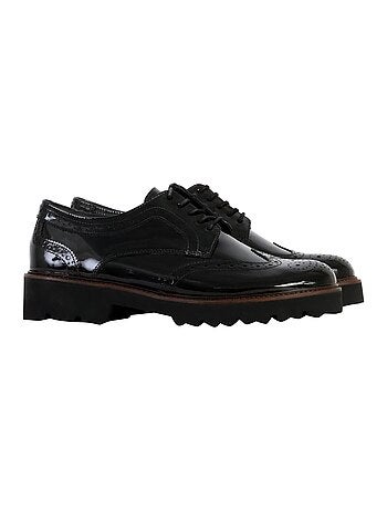 Derbies en cuir vernis Gabor
