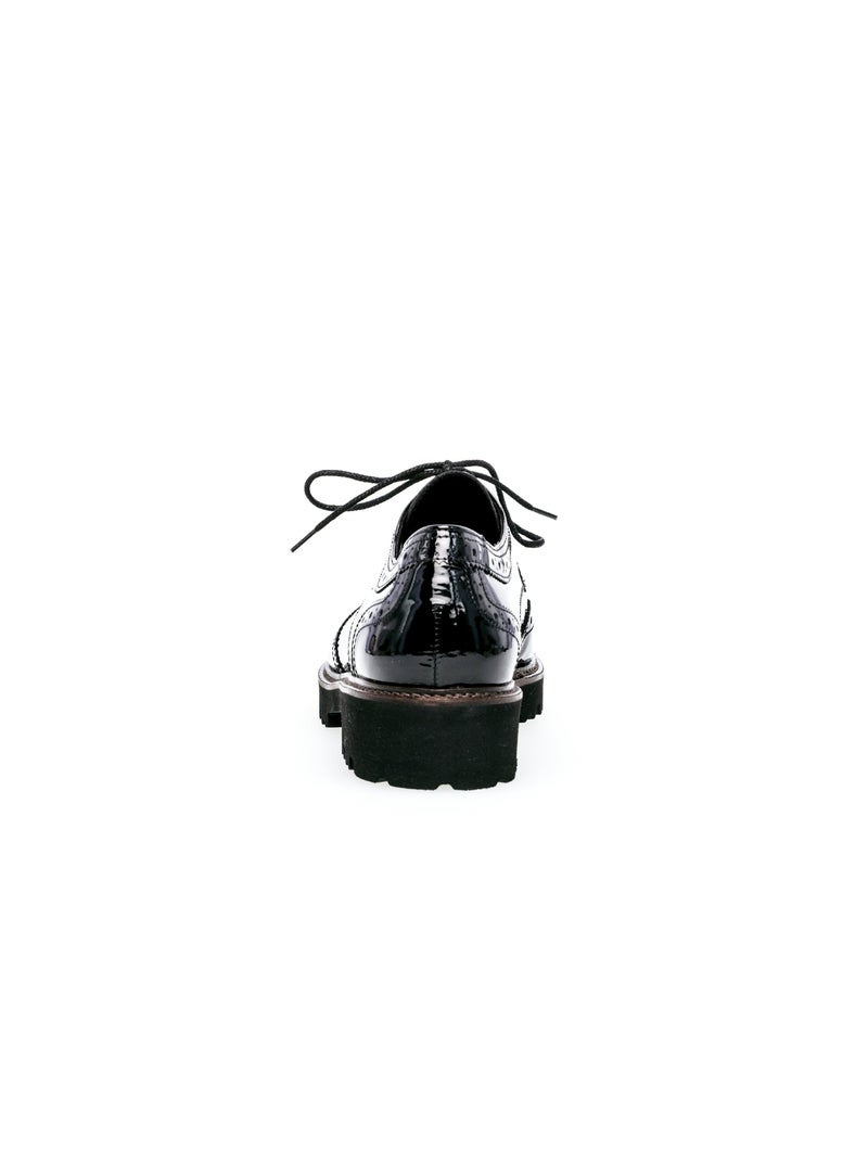 Derby Basse Cuir Gabor Nappalack Noir - Kiabi