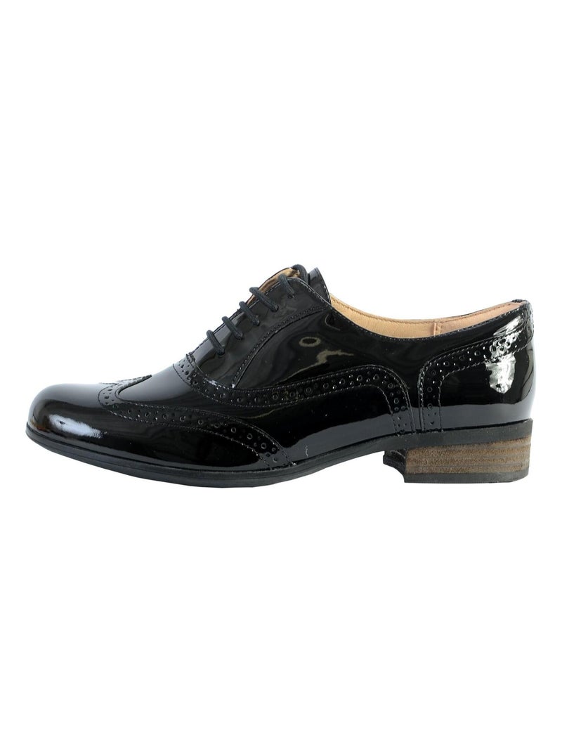 Derby Cuir Clarks Hamble Oak Noir - Kiabi