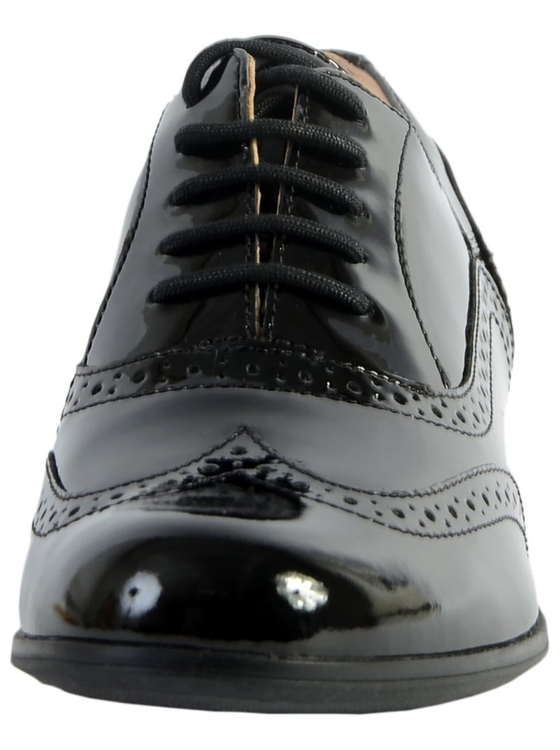 Derby Cuir Clarks Hamble Oak Noir - Kiabi