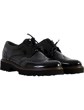 Derbies en cuir vernis
