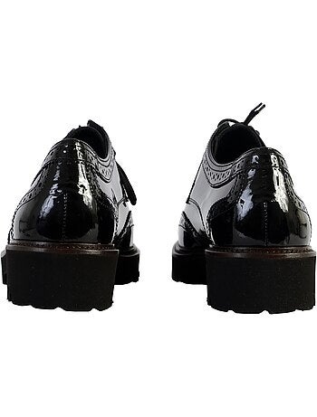 Derbies en cuir vernis
