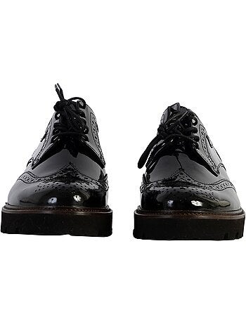 Derbies en cuir vernis
