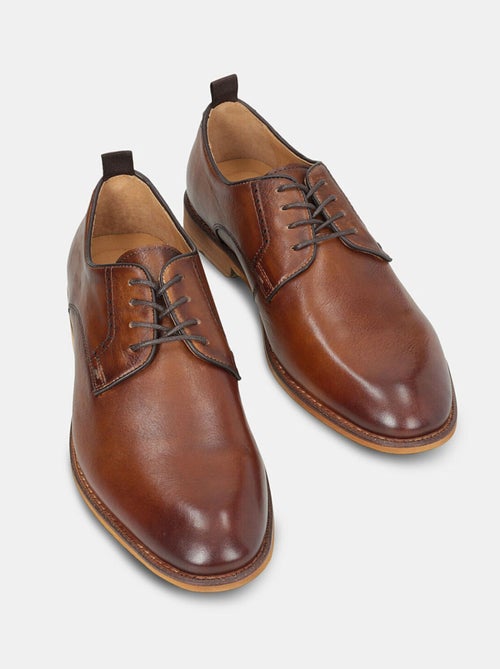 Derby en cuir BATA - Kiabi