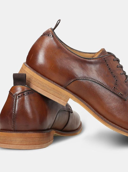 Derby en cuir BATA - Kiabi