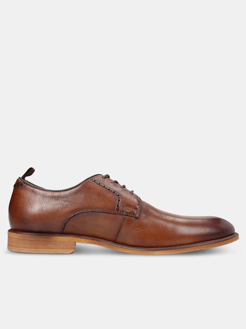 Derby en cuir BATA Bronze - Kiabi