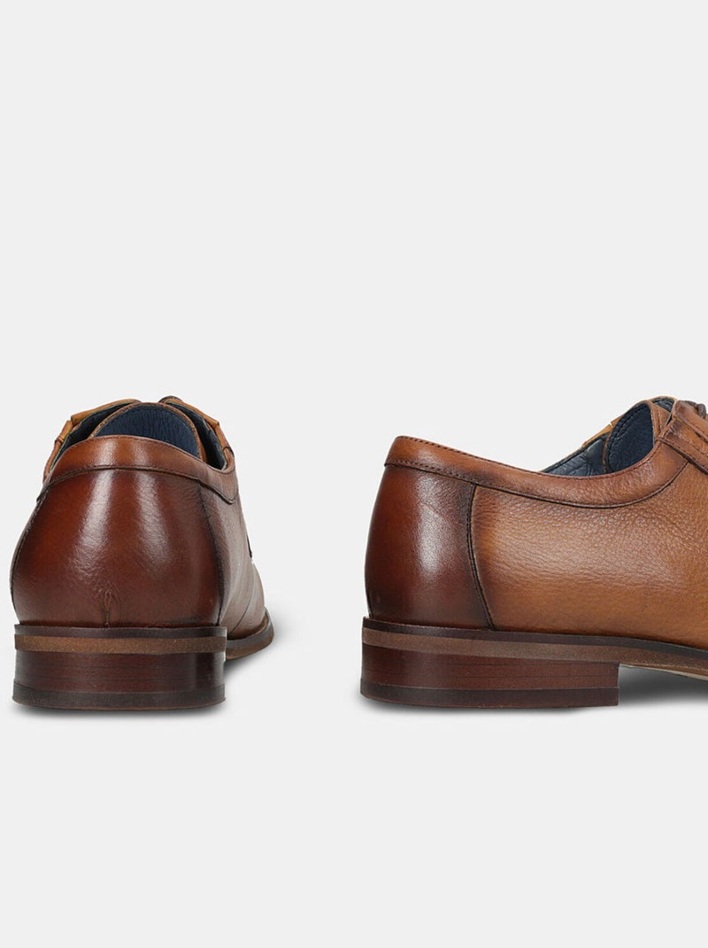 Derby en cuir BATA Bronze - Kiabi
