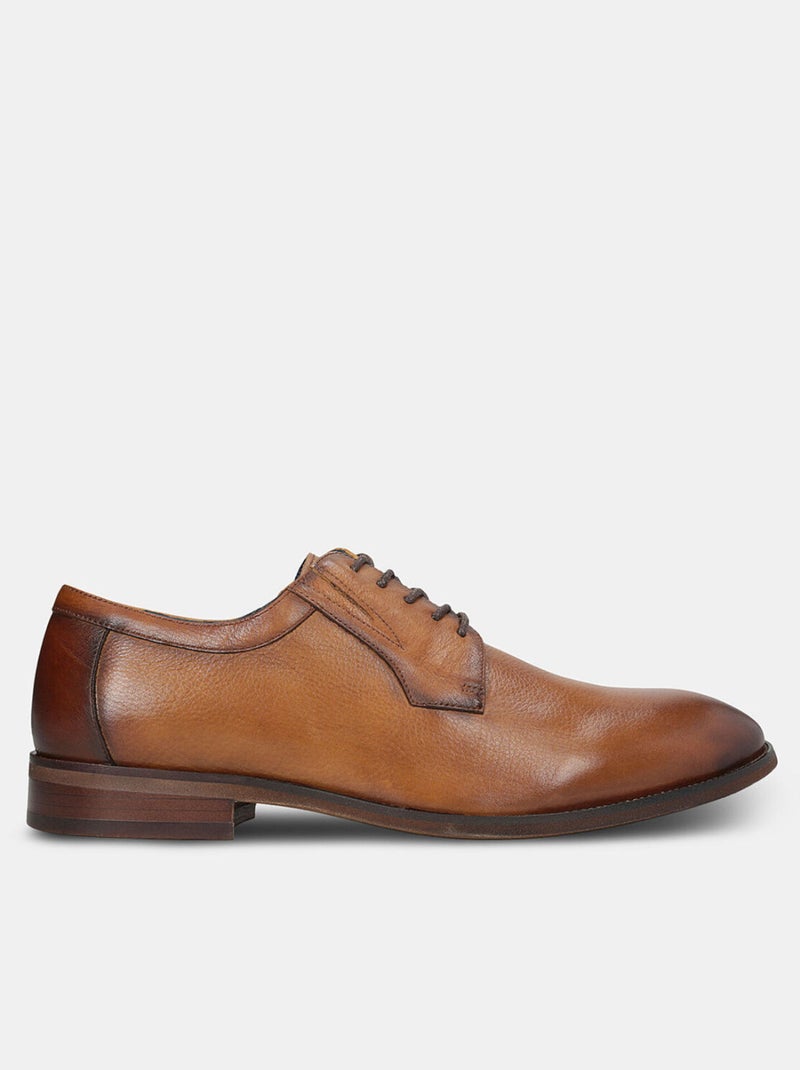 Derby en cuir BATA Bronze - Kiabi