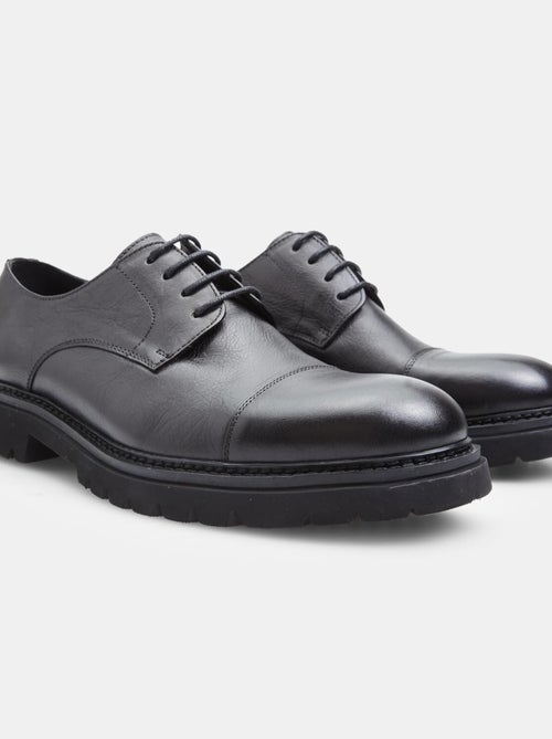 Derby en cuir BATA - Kiabi