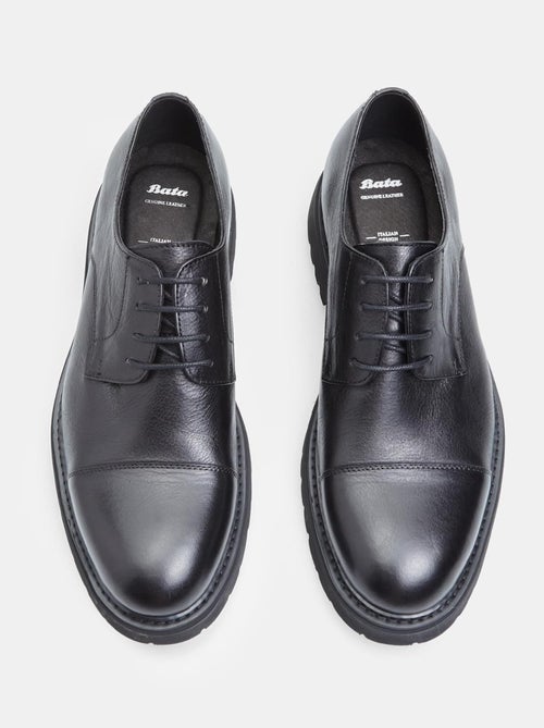 Derby en cuir BATA - Kiabi