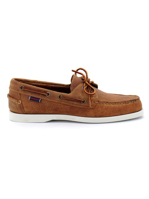 Derby Lacet Cuir Docksides Sebago Crazy - Kiabi