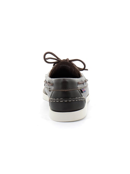 Derby Lacet Cuir Docksides Sebago Portland - Kiabi