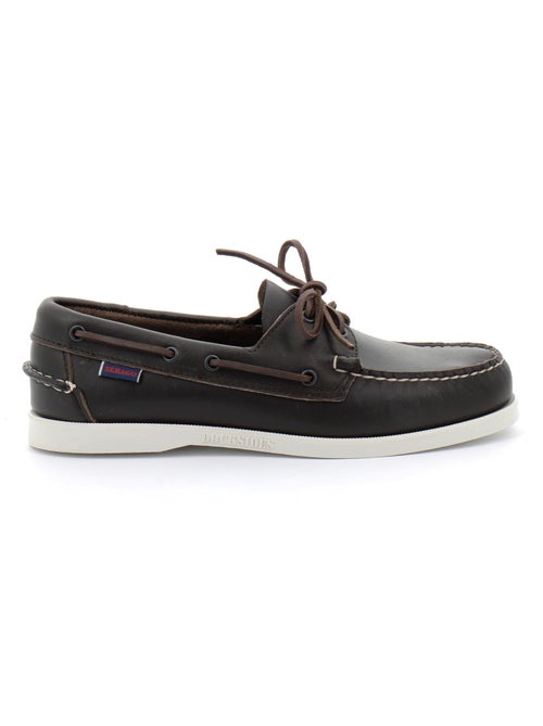 Derby Lacet Cuir Docksides Sebago Portland - Kiabi