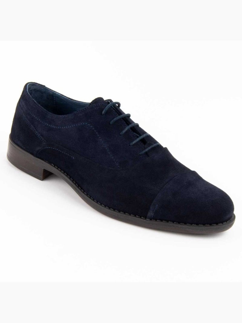 Derby & Richelieu Cuir Naturel Purapiel Bleu - Kiabi