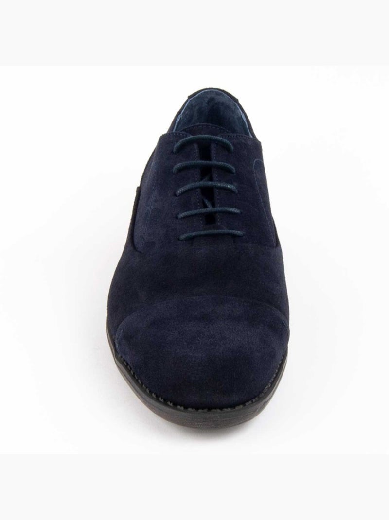 Derby & Richelieu Cuir Naturel Purapiel Bleu - Kiabi