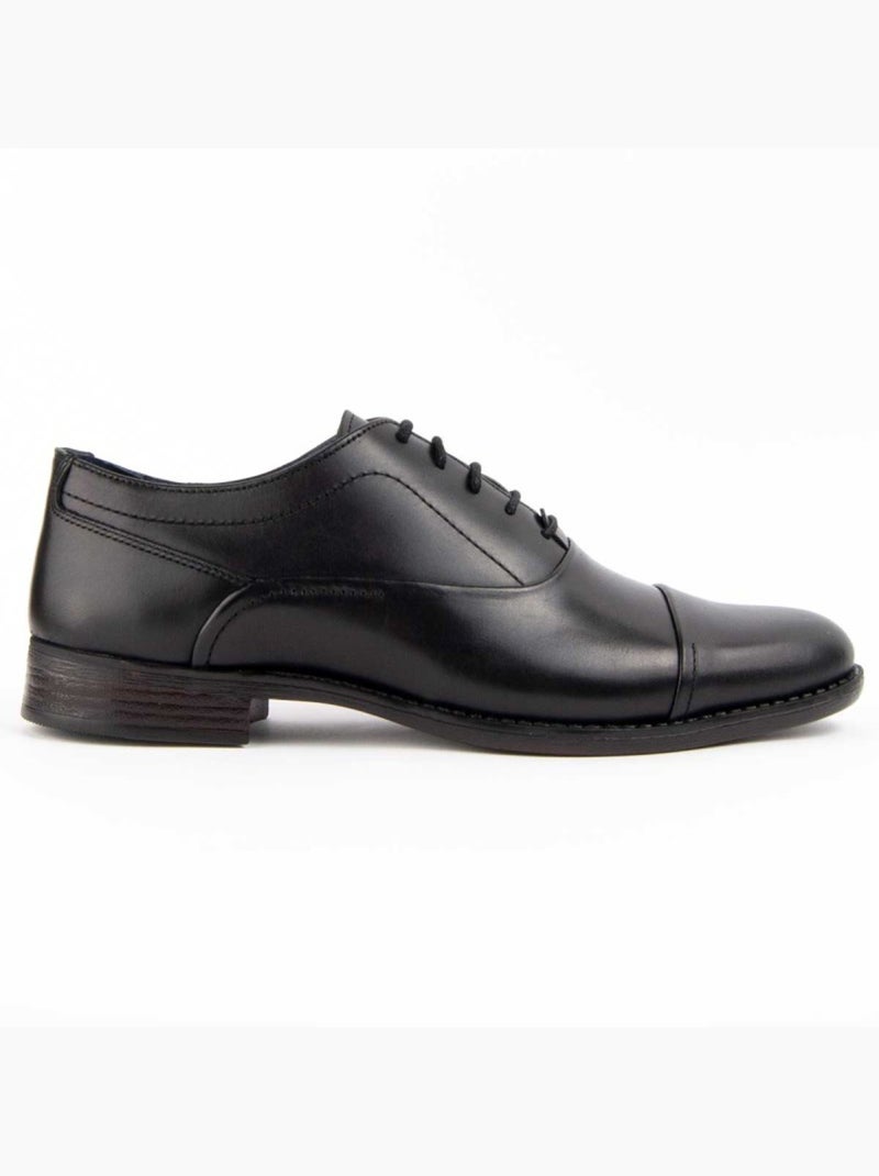 Derby & Richelieu Cuir Naturel Purapiel Noir - Kiabi