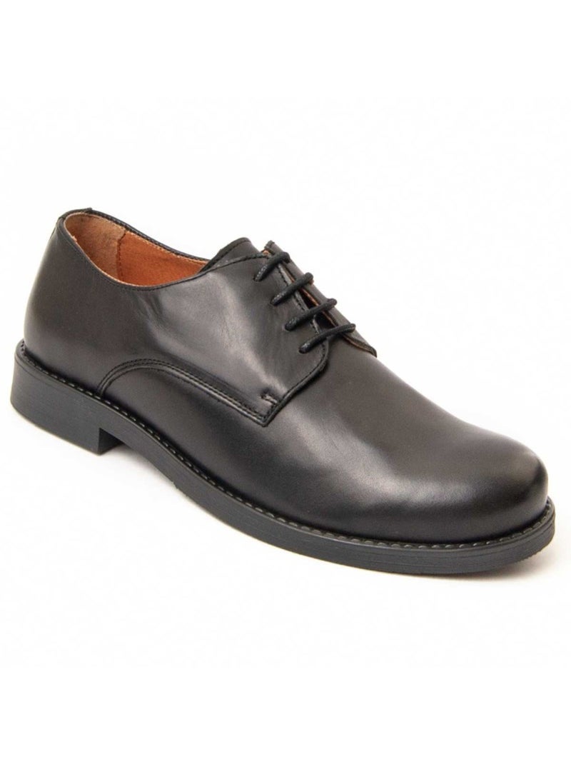 Derby & Richelieu Cuir Naturel Purapiel Noir - Kiabi