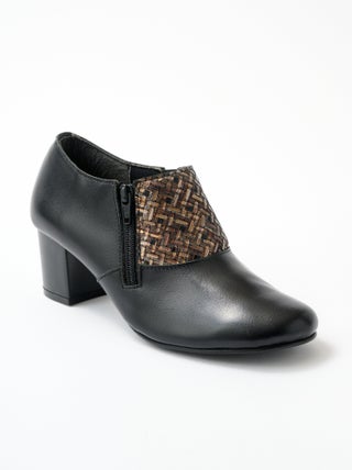 Derby trotteur zippé largeur confort