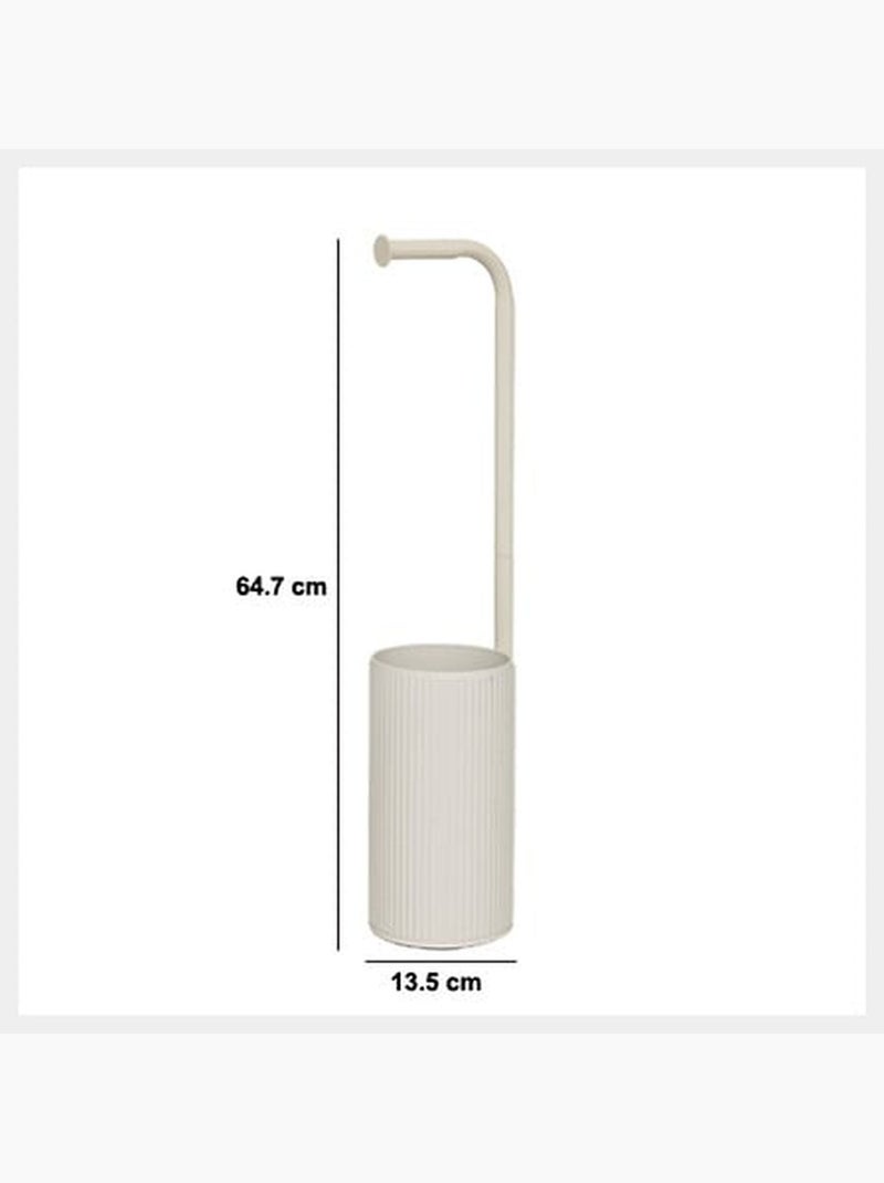 Dérouleur à réserve pour papier toilette ONYX Beige - Kiabi
