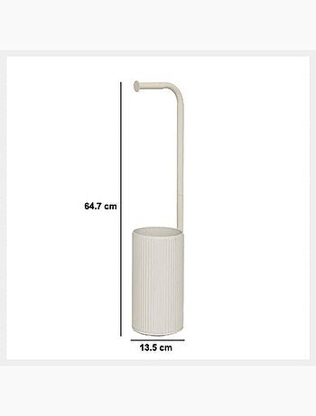 Dérouleur avec réserve pour papier toilette ONYX