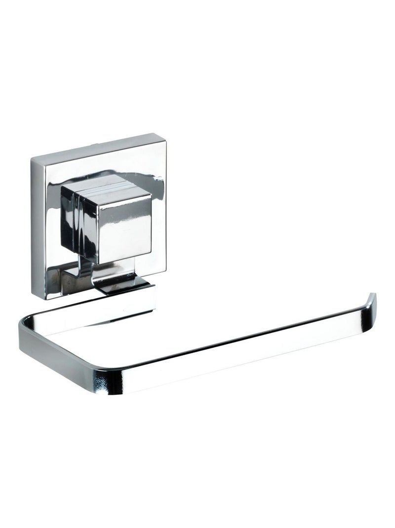 Dérouleur de papier WC sans perçage en acier inox QUADRO Argent - Kiabi