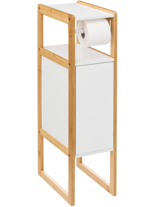 Dérouleur meuble avec réserve en bois NATURÉO - Kiabi