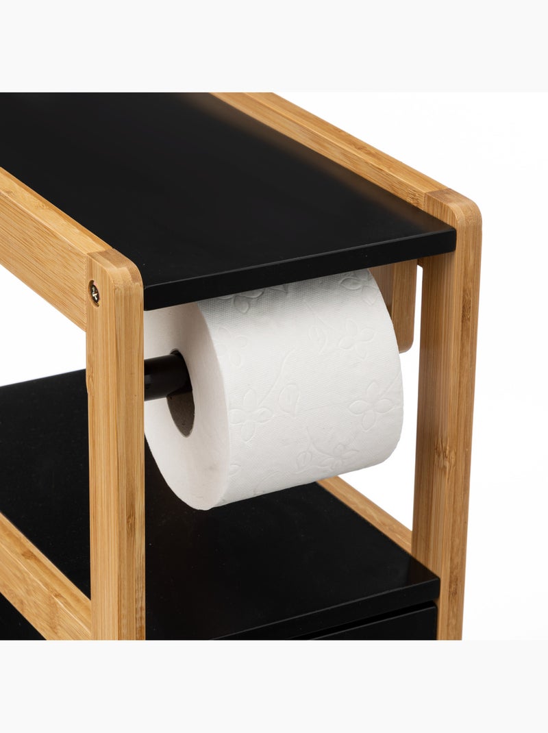 Dérouleur meuble avec réserve NATURÉO Noir - Kiabi