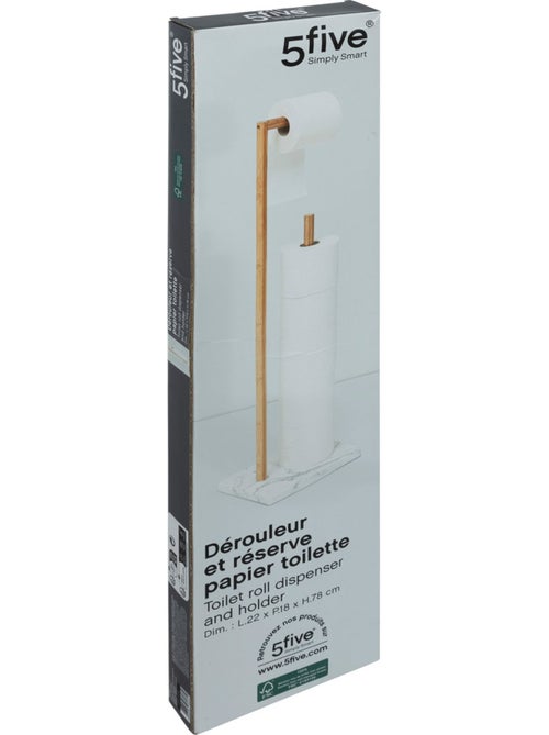 Dérouleur papier toilette avec réserve LEA - Kiabi