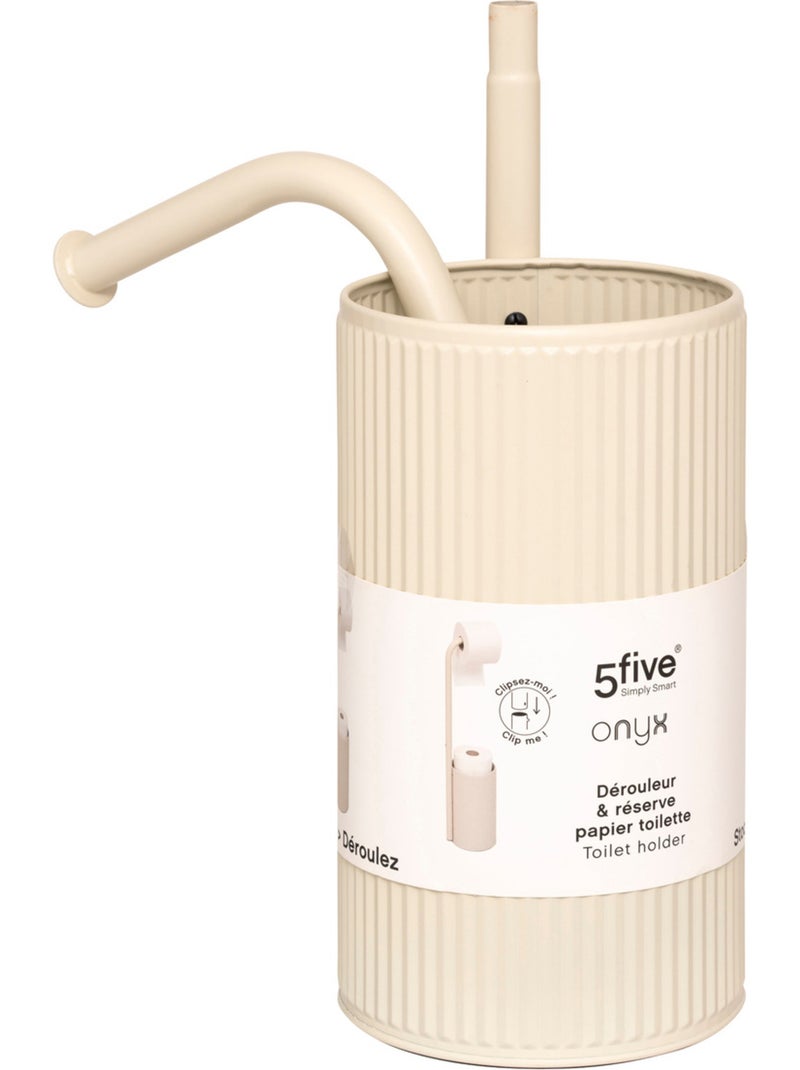 Dérouleur papier toilette ONYX Beige - Kiabi