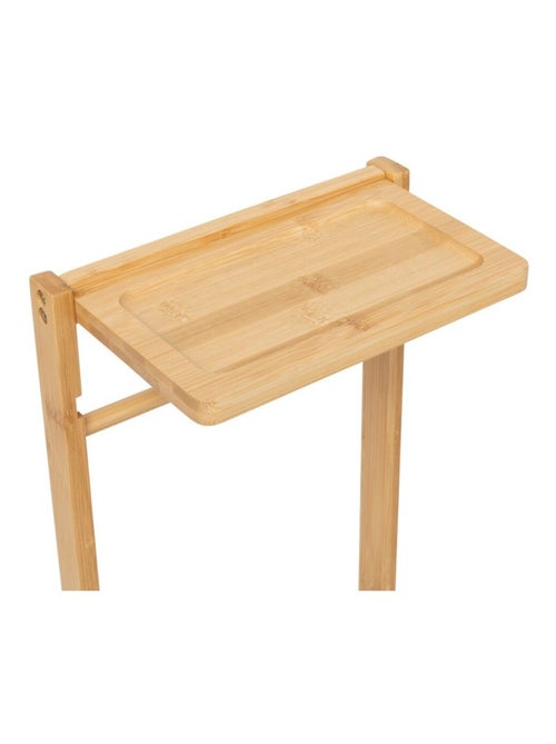 Dérouleur pour papier WC avec réserve en bambou - Kiabi