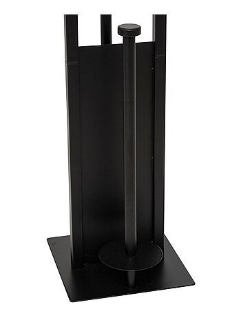 Dérouleur pour papier WC avec réserve et brosse